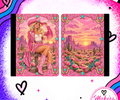 PRETTY GIRL WESTERN  Notebook cover