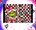 MEAN GREEN CHECKERED Notebook cover
