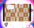 LONG HORNS notebook cover