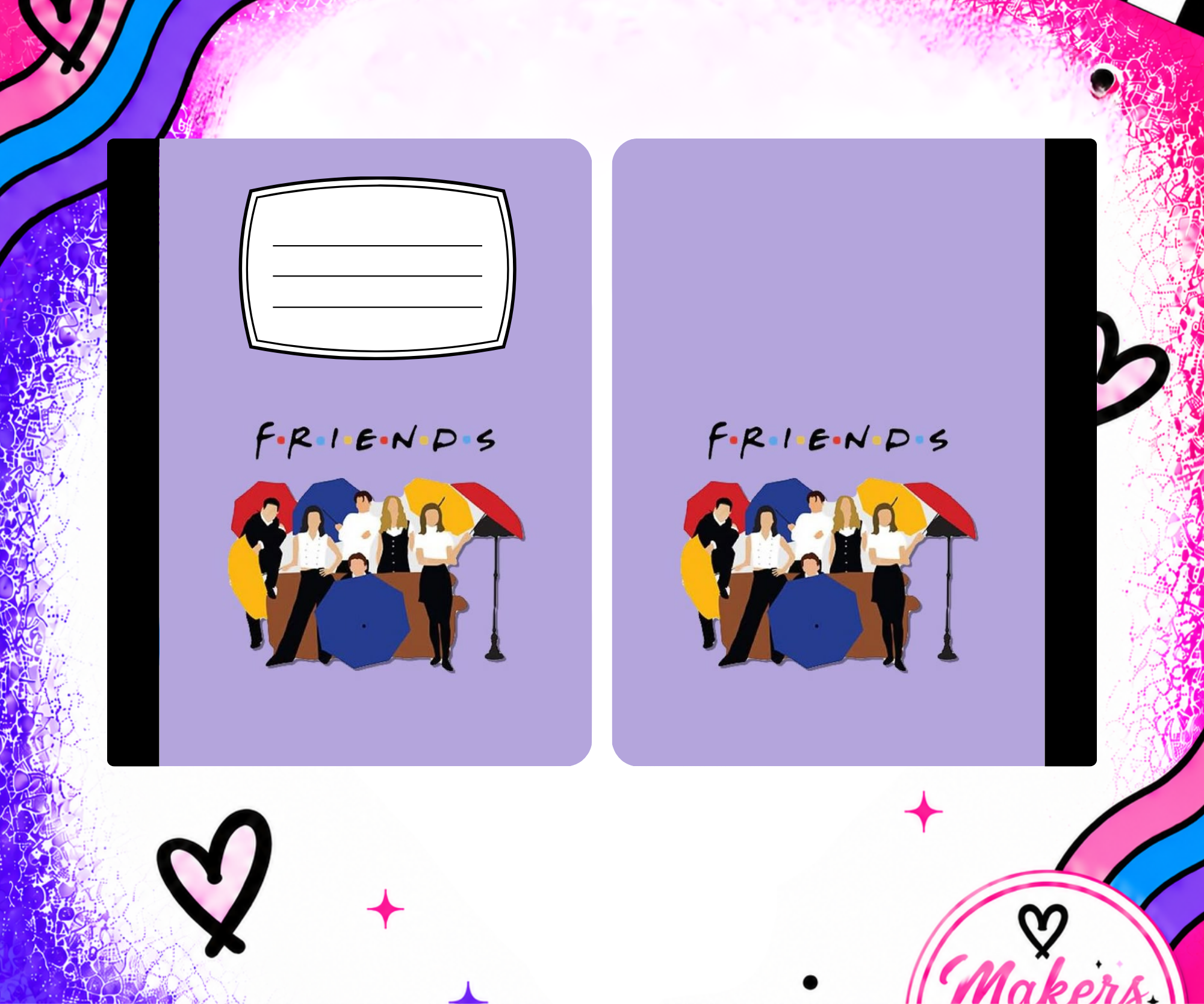 FRIENDS Notebook cover