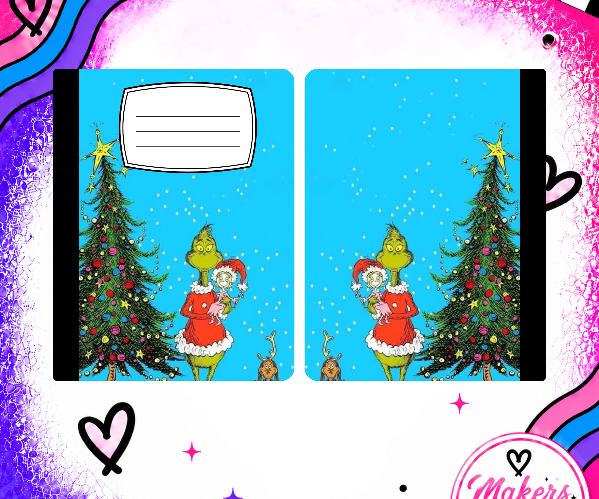 MR GREEN CHRISTMAS notebook cover