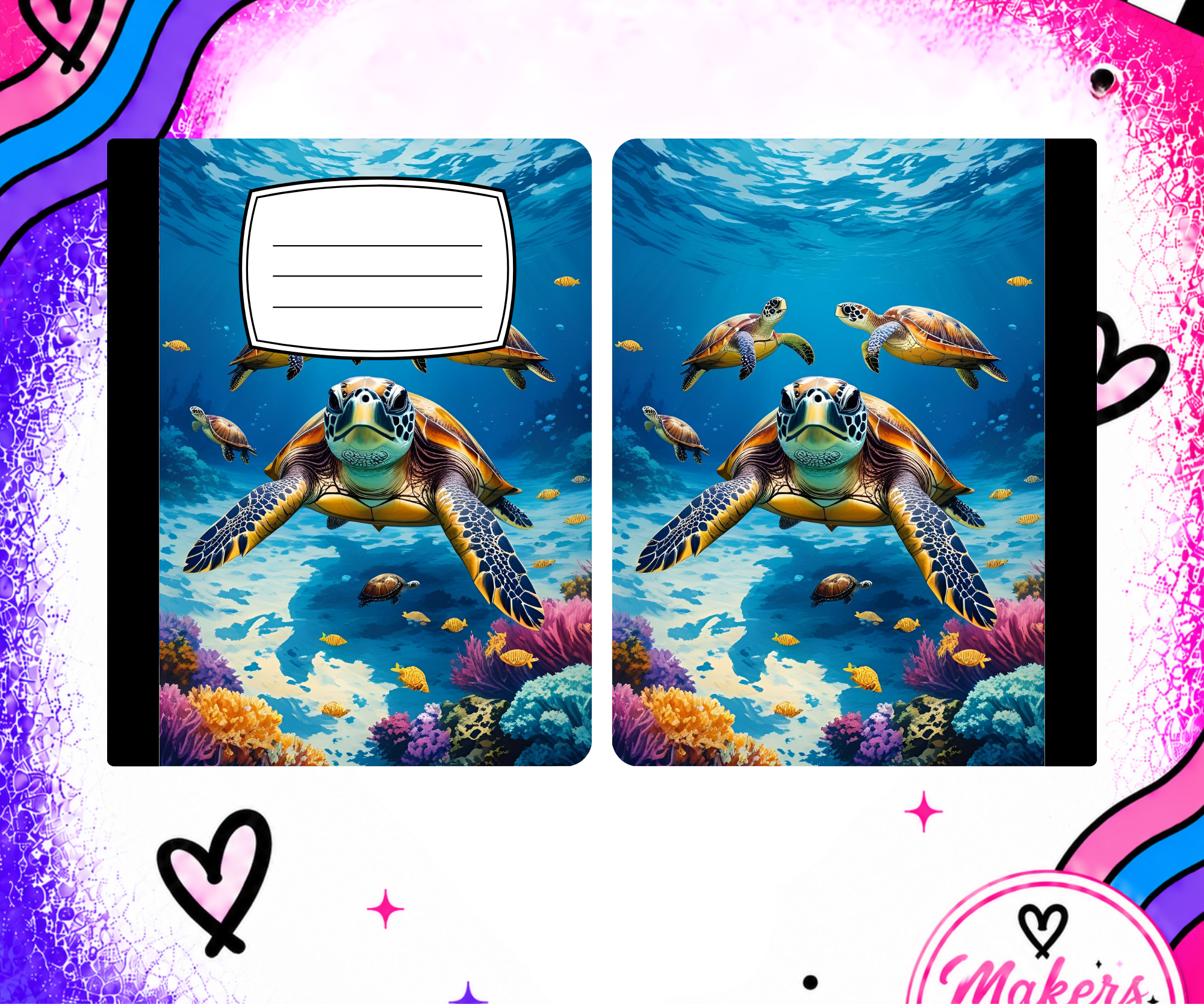 SEA TURTLE Notebook cover