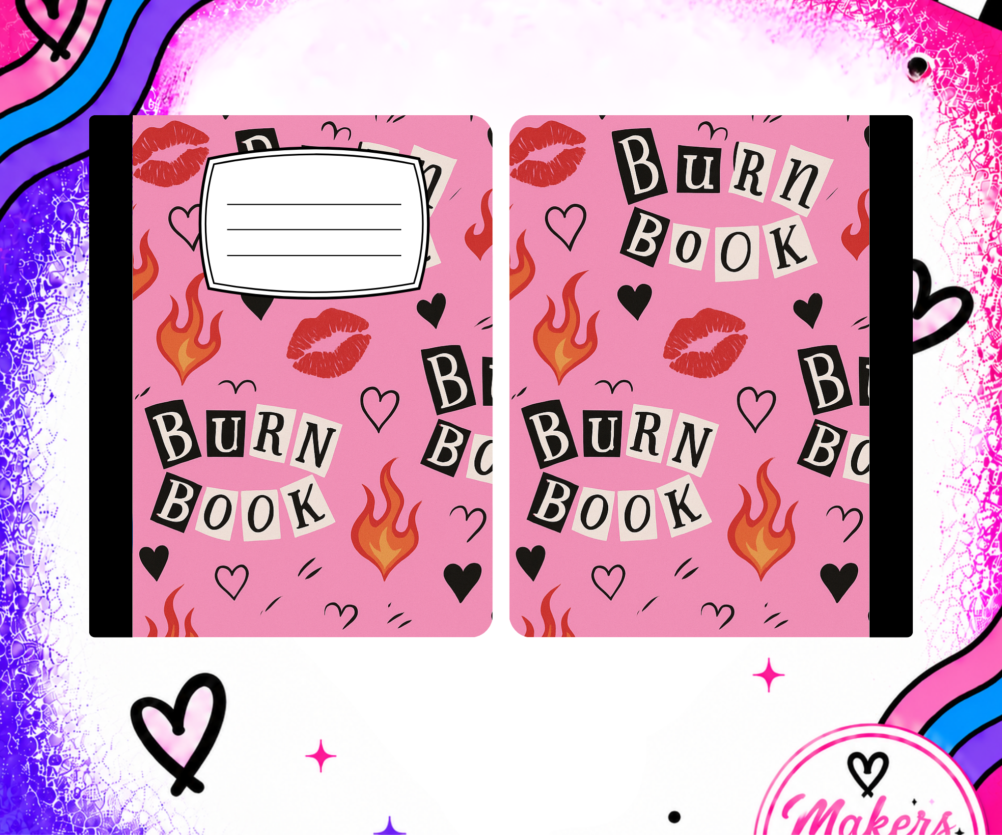 BURN BOOK Notebook cover