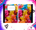 GUMMY BEARS Notebook cover