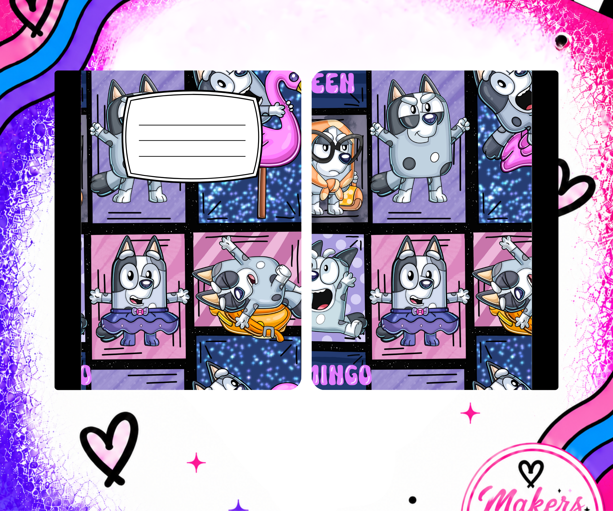 GRANNY DOGS Notebook cover