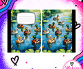 DUCKS ON POND Notebook cover
