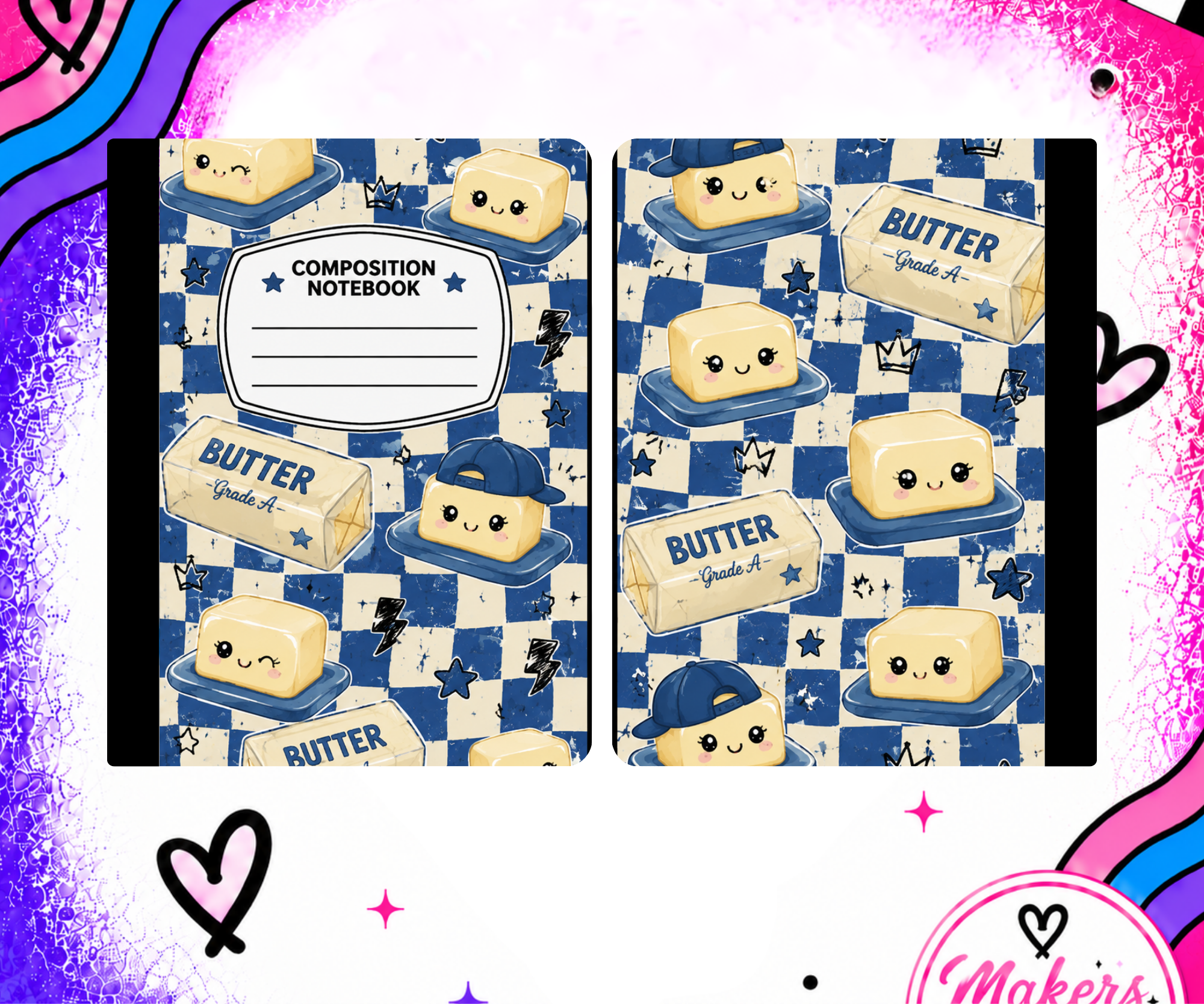 Blue Butter Notebook cover