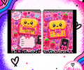 Pink Cutie Butter Notebook cover