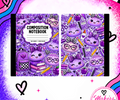 PURPLE dumplings Notebook cover