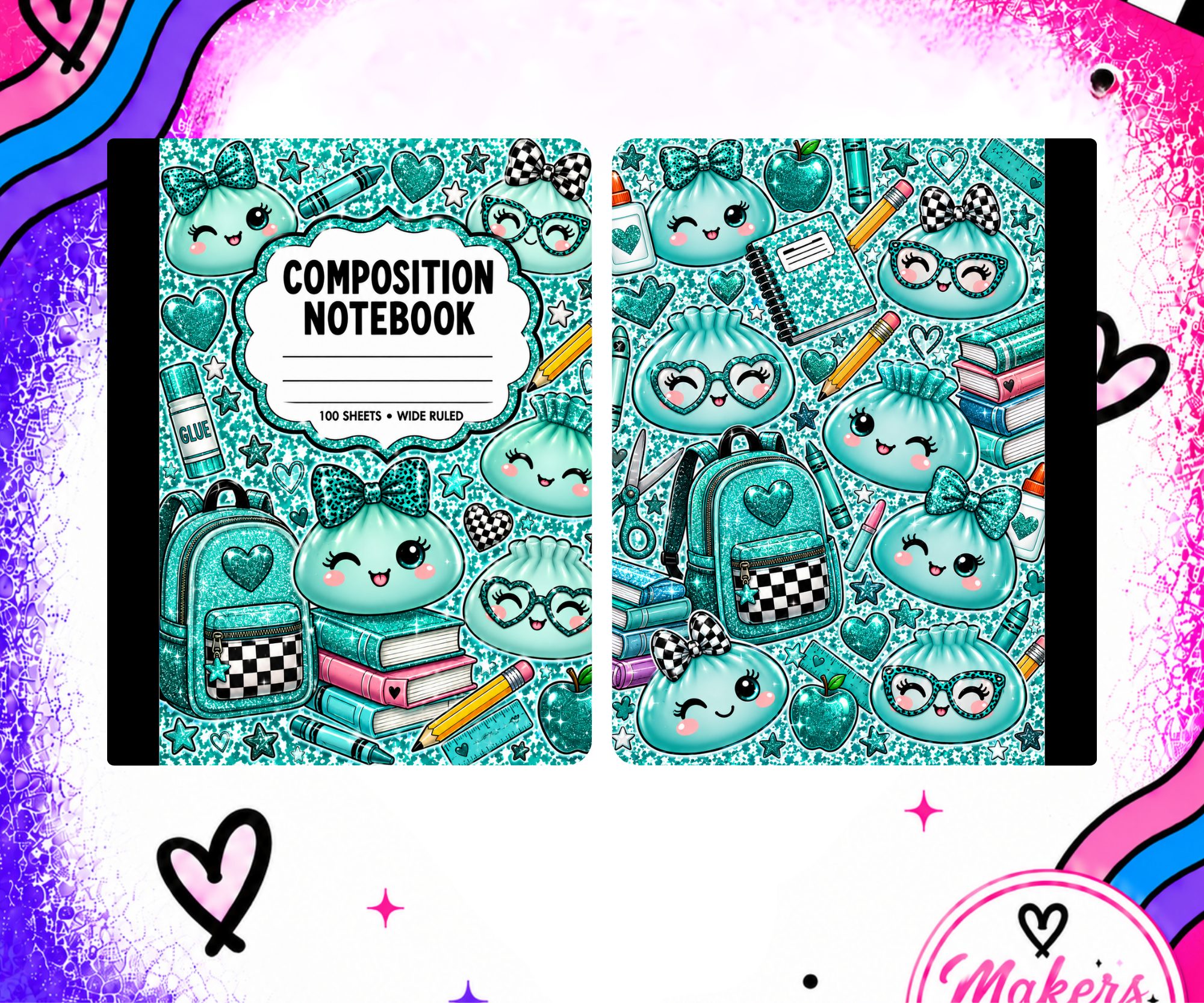 MINT dumplings Notebook cover