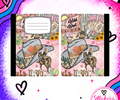 PINK COW GIRL notebook cover