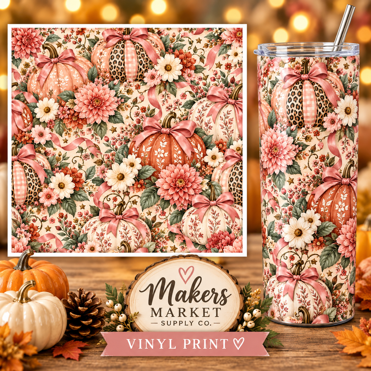 PINK LEAPORAD PUMPKINS VINYL