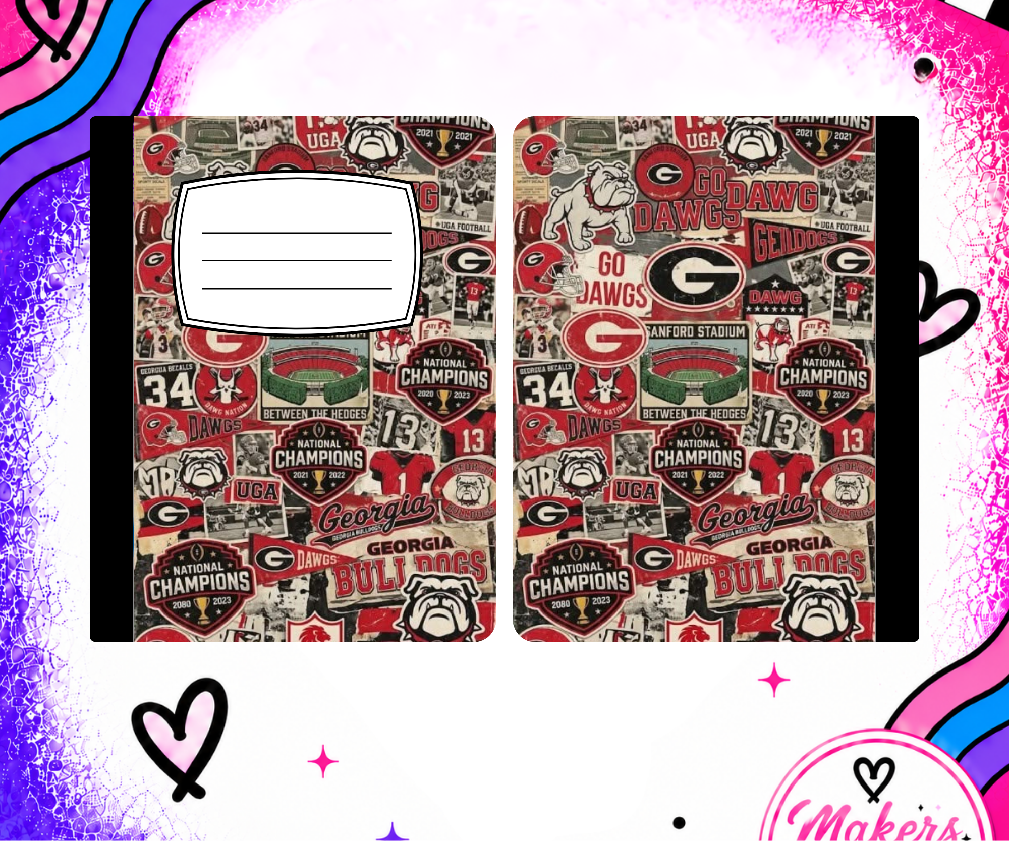 Georgia 1 notebook cover