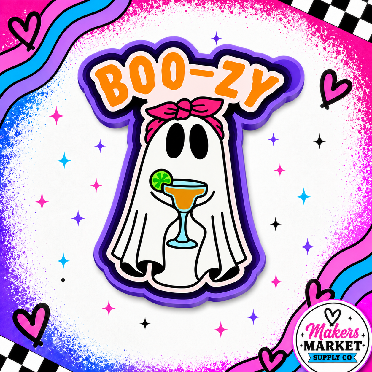 BOO-ZY GHOST FRESHIE MOLD