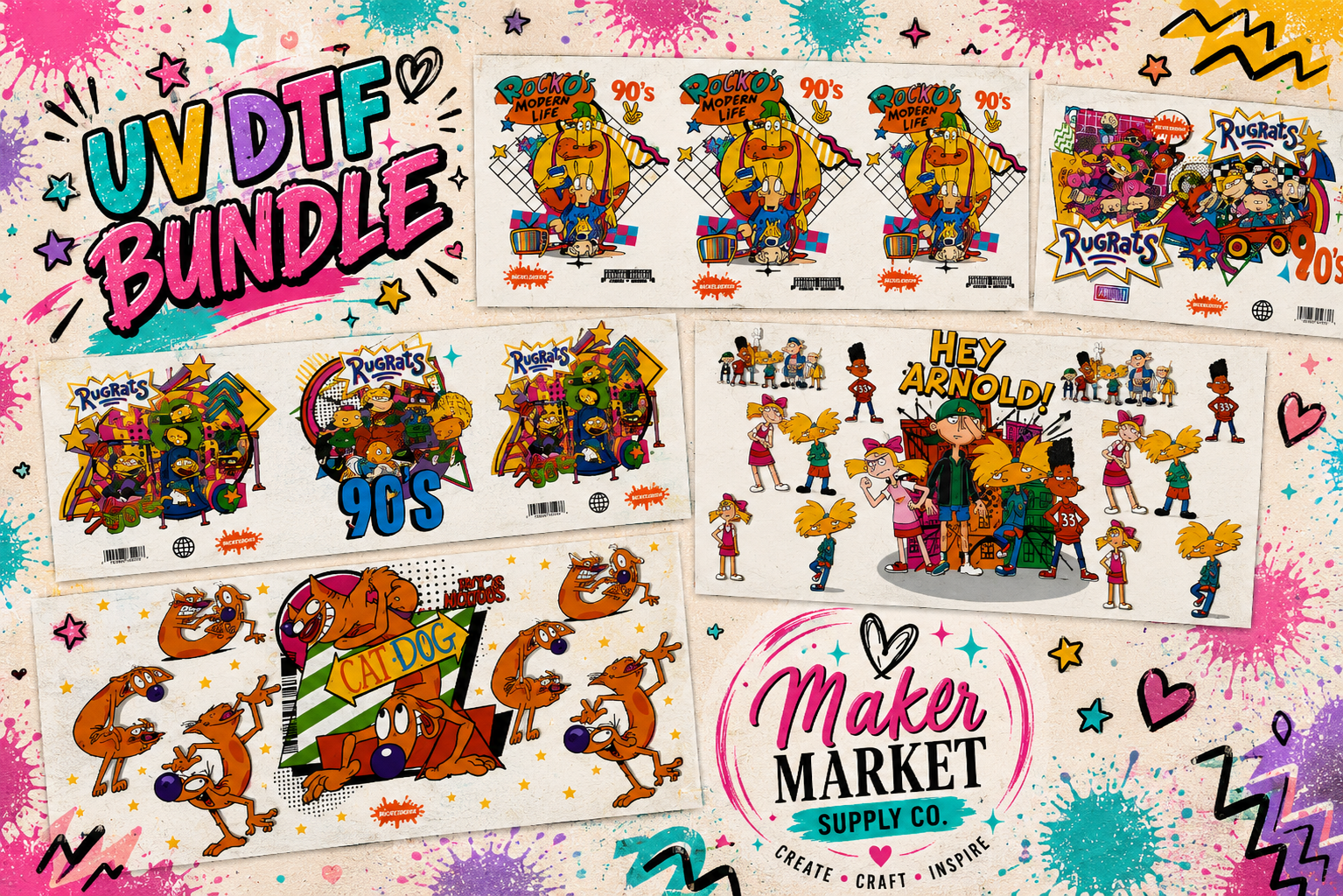 90's nick uvdtf bundle