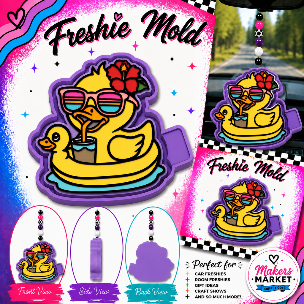 DUCK IN DUCK FLOATY WITH DRINK FRESHIE MOLD