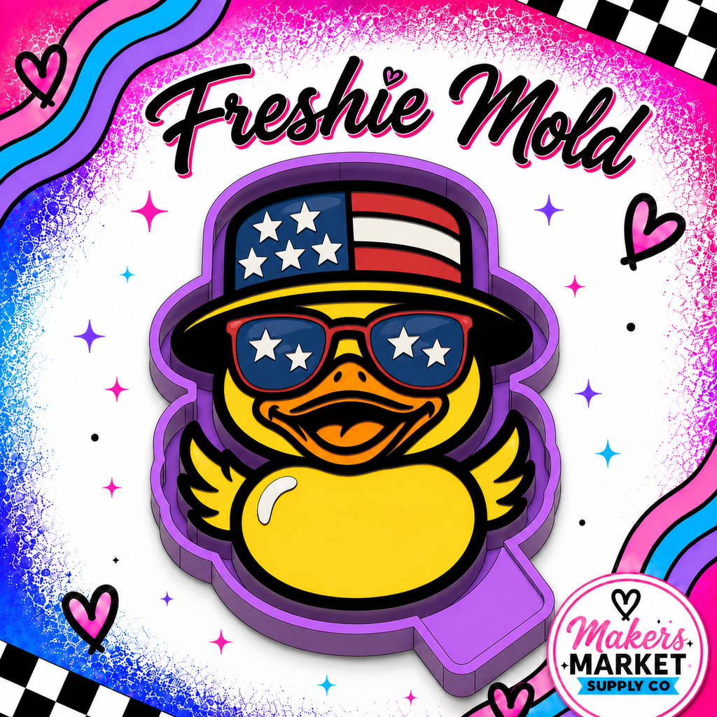 FLAG HAT DUCK  FRESHIE MOLD