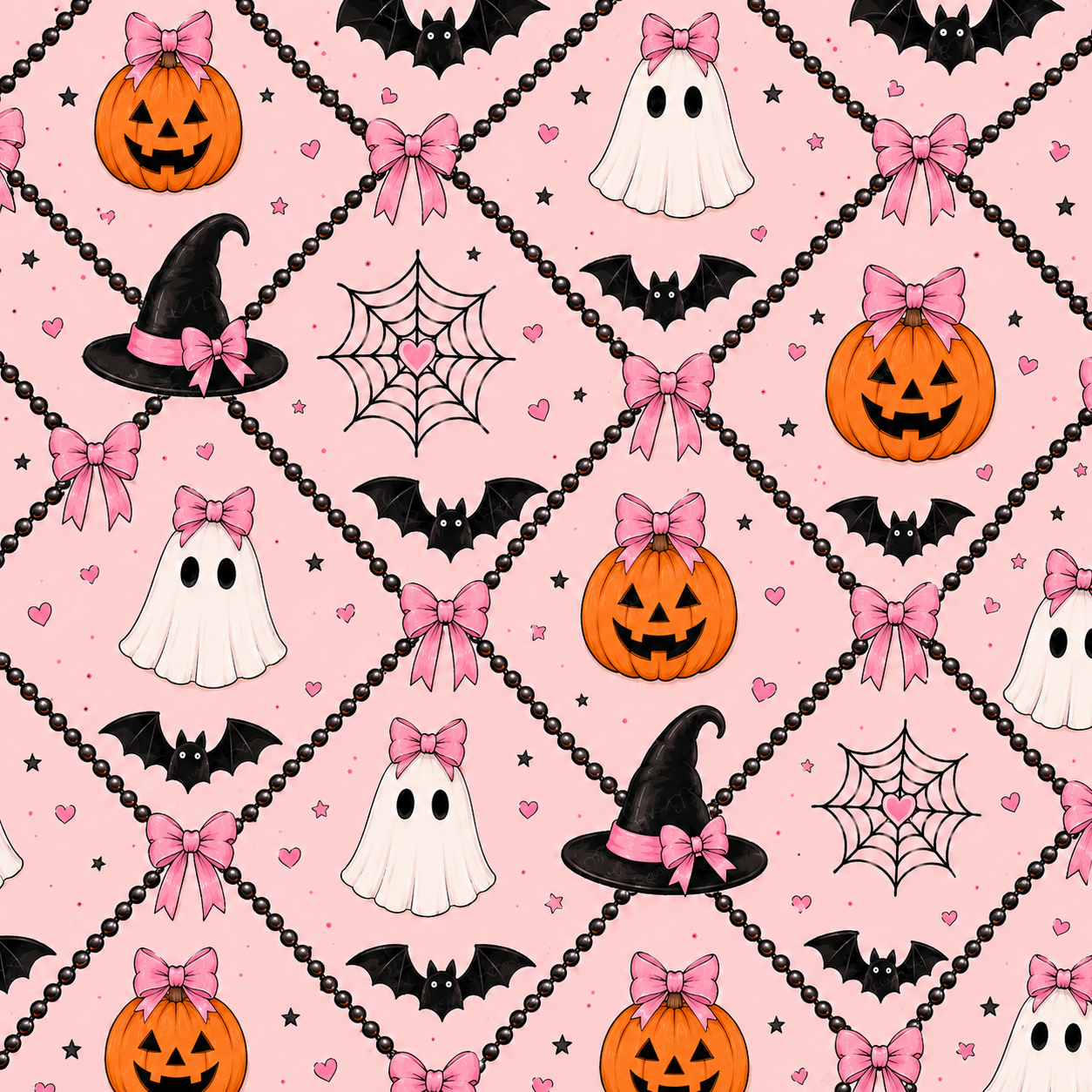 Fancy pink Halloween Vinyl