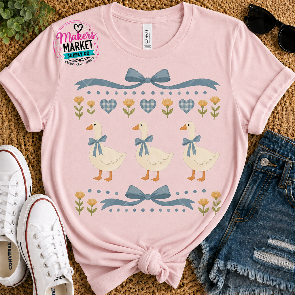 90'S GOOSE PATTERN DTF TRANSFER