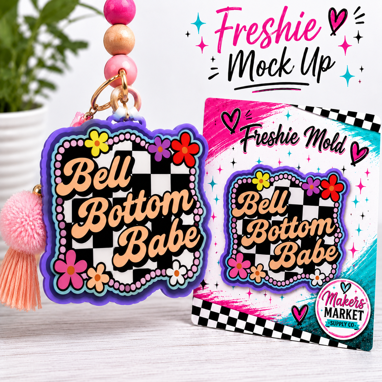 BELL BOTTOM BABE freshie mold