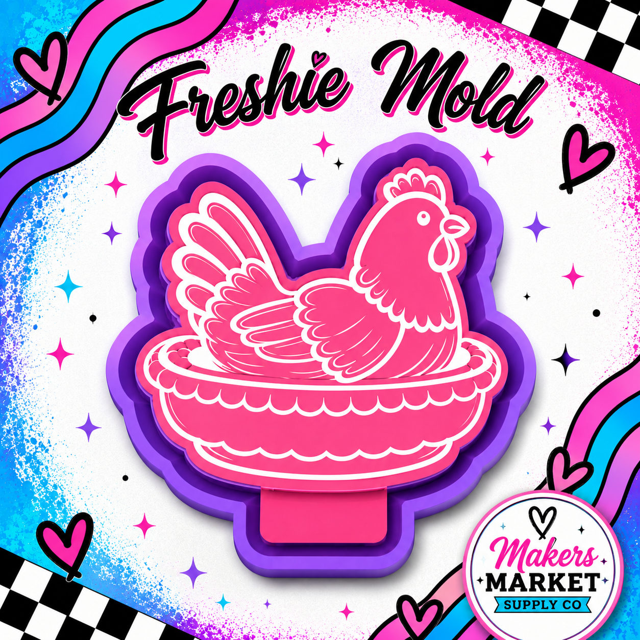 HEN ON NEST FRESHIE MOLD