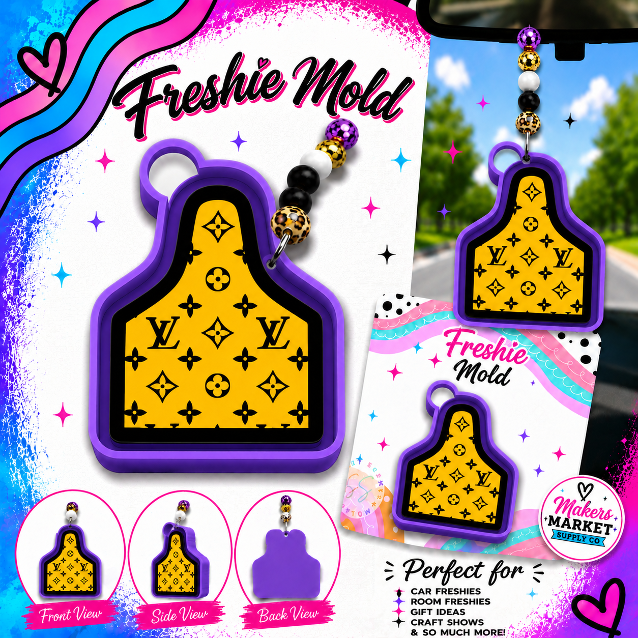 LV  EAR TAG FRESHIE MOLD