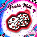 HEART DICE  FRESHIE MOLD