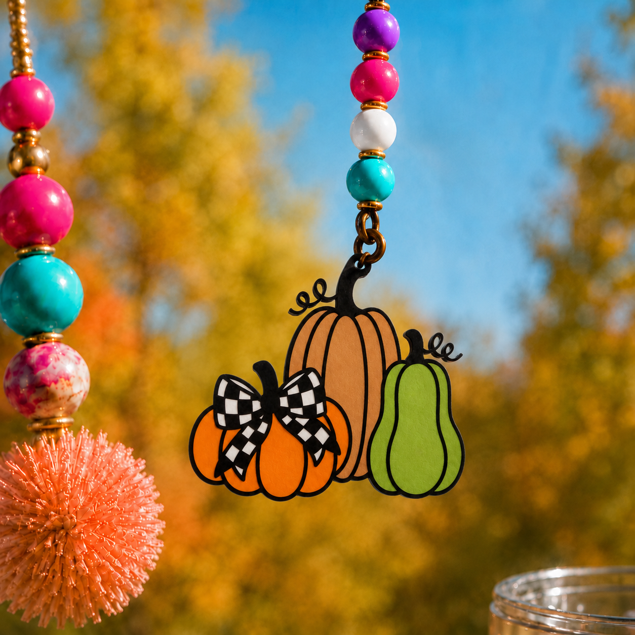 3 PUMPKINS  FRESHIE MOLD