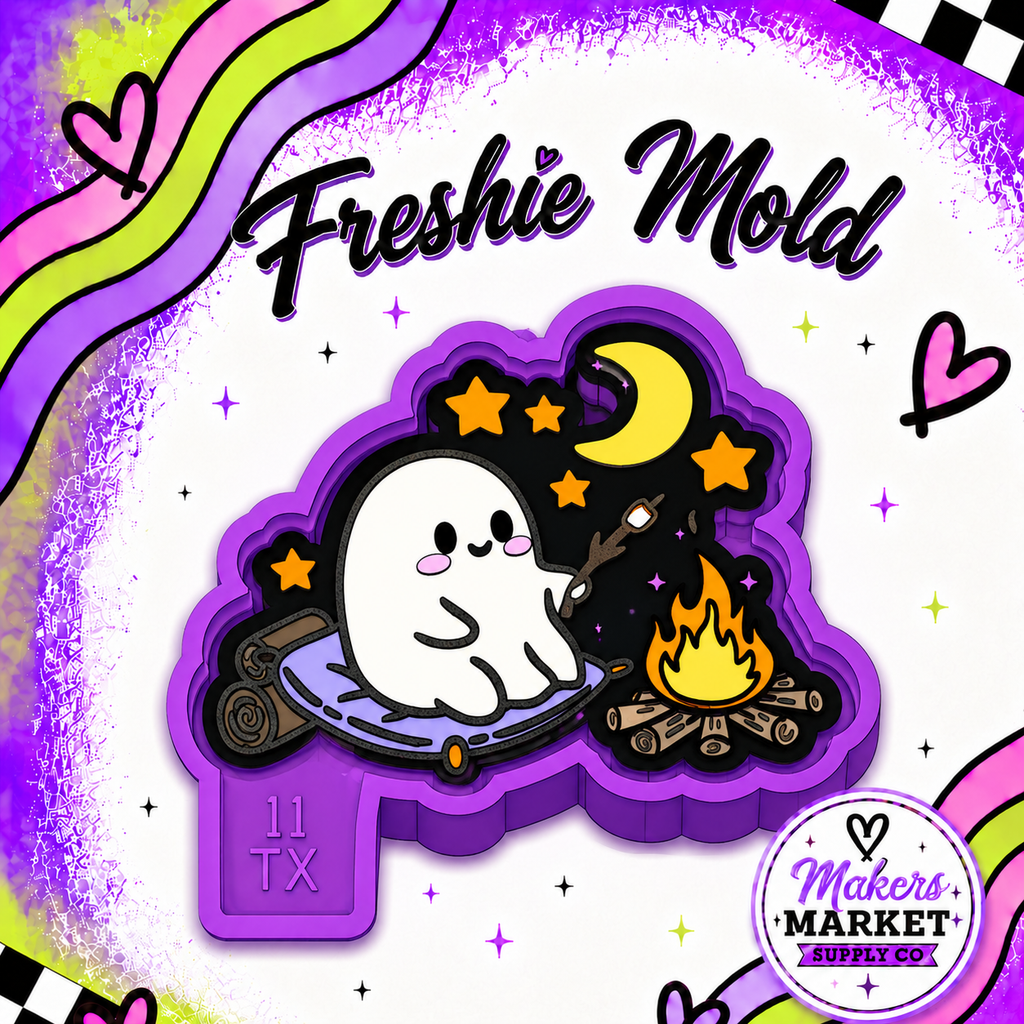 CAMPFIRE GHOST FRESHIE MOLD