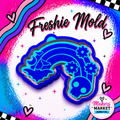 SKULL AND BAT RAINBOW FRESHIE MOLD