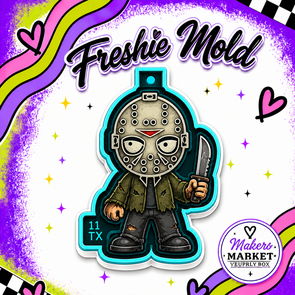 HOCKEY MASK GUY FRESHIE MOLD