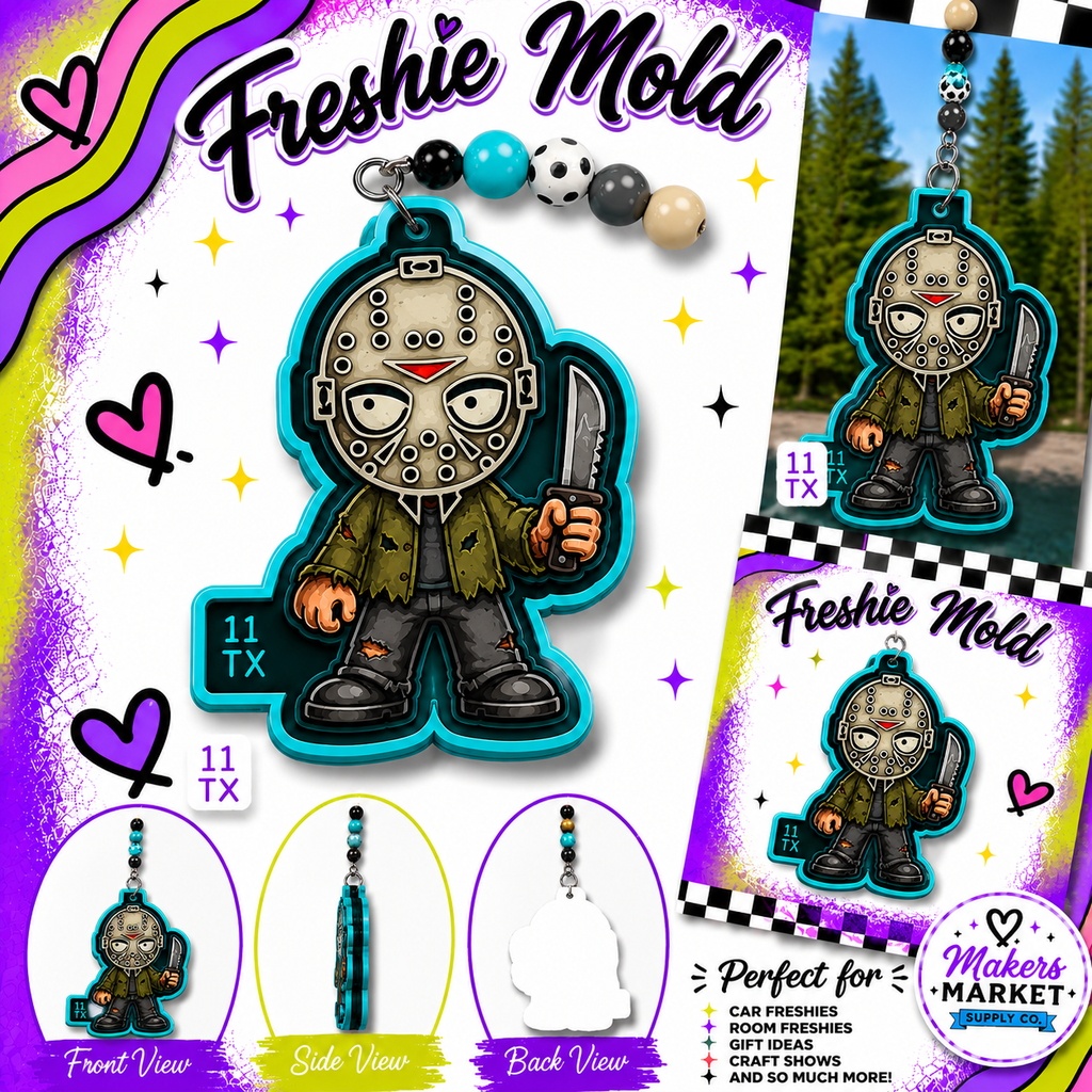 HOCKEY MASK GUY FRESHIE MOLD