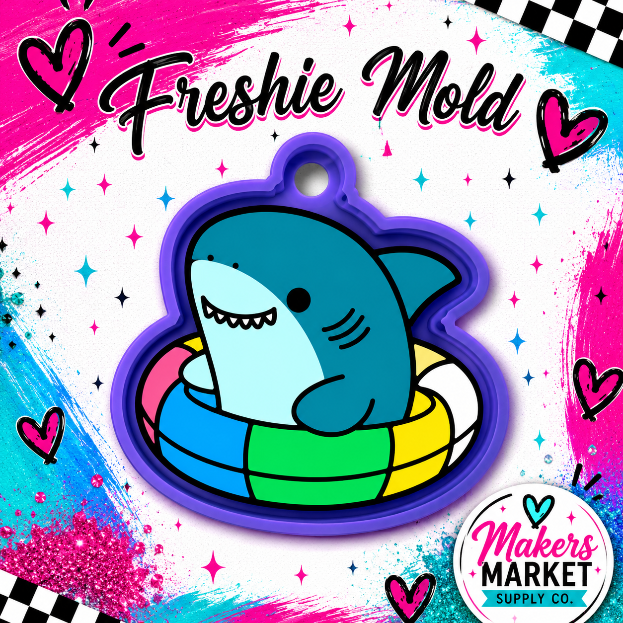 Shark in floatie