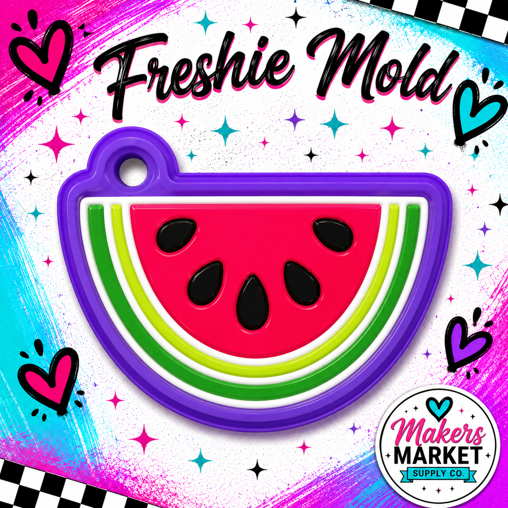 Watermelon freshie mold