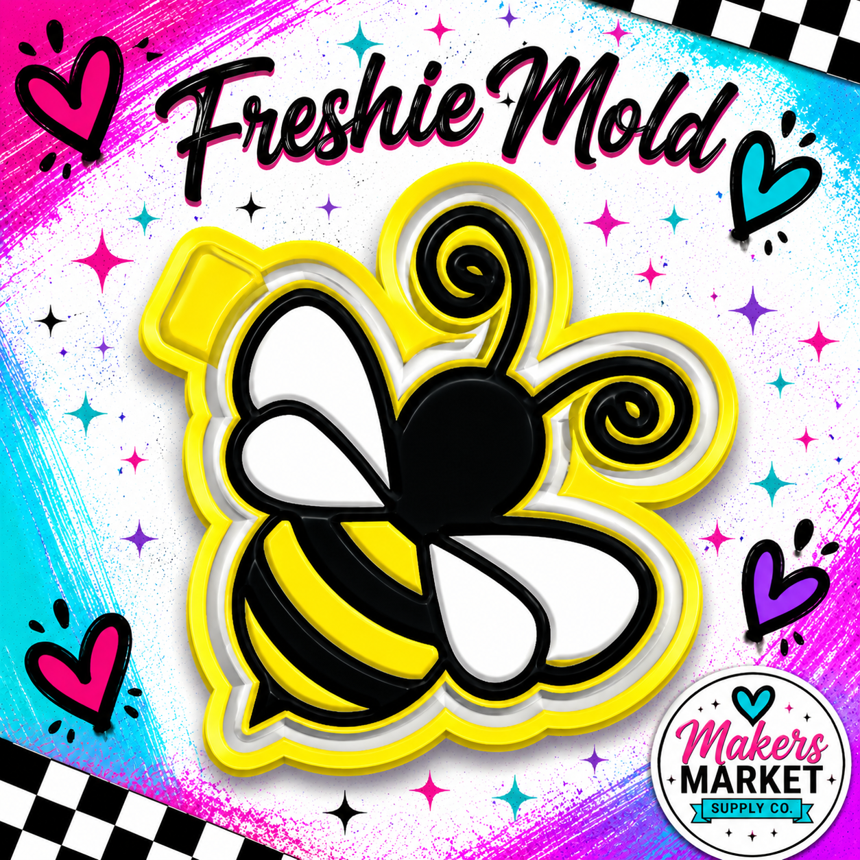 Bee freshie mold