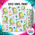 Summer Gator Printed Vinyl