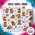 4th of July Highland Cows Vinyl