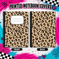 LEOPARD printed note book cover