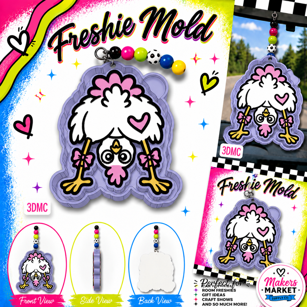 CHICKEN BUTT FRESHIE MOLD