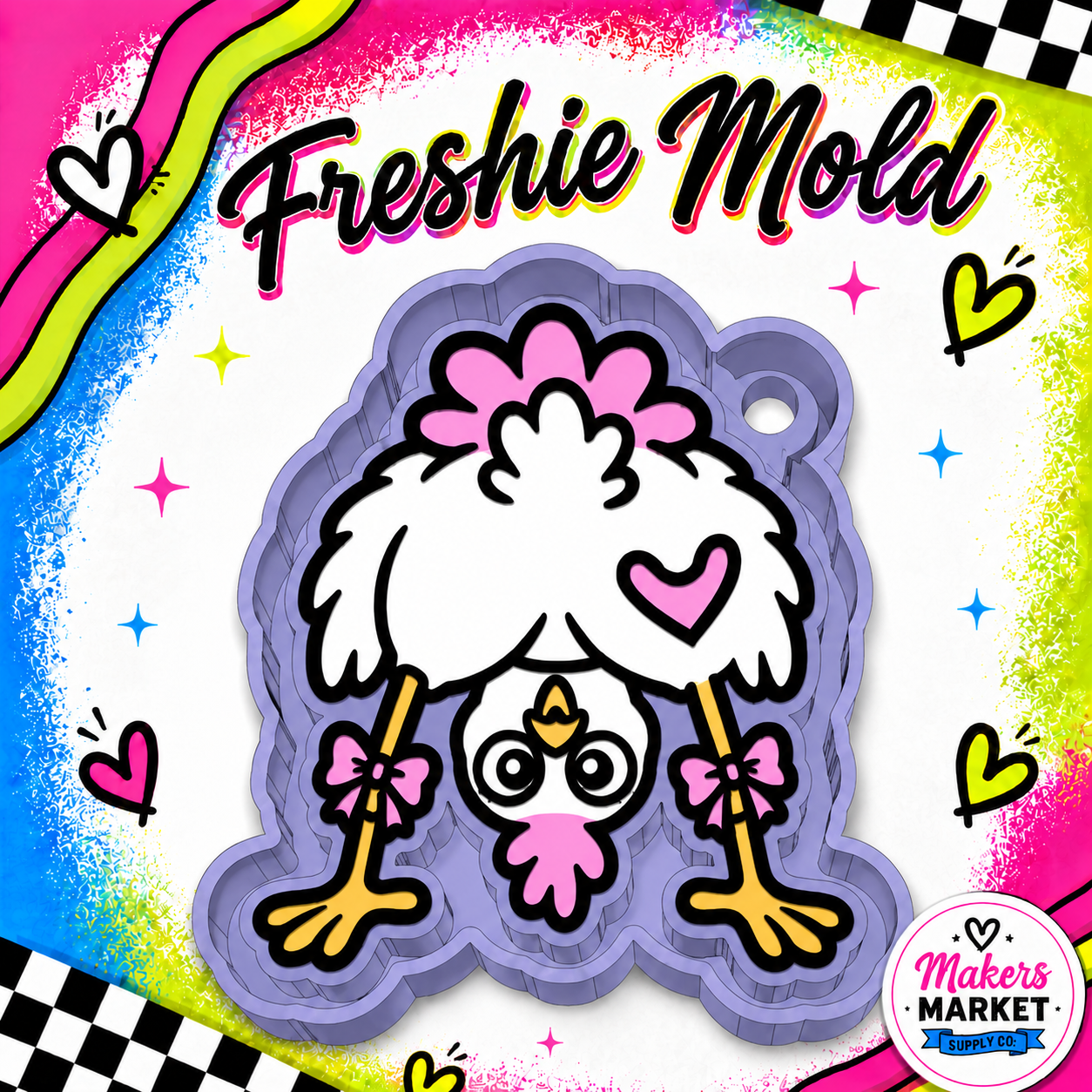CHICKEN BUTT FRESHIE MOLD