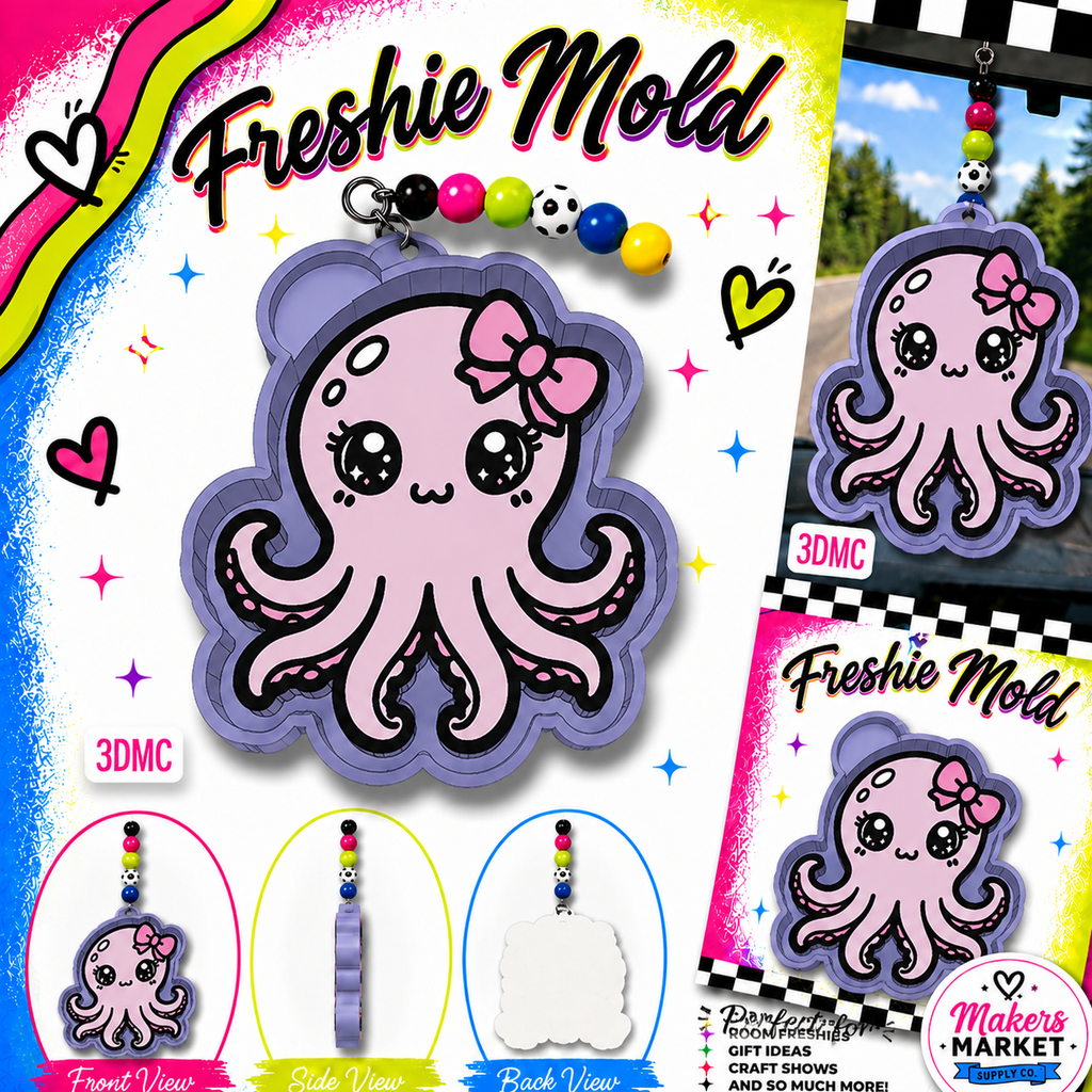 CUTE OCTOPUS FRESHIE MOLD
