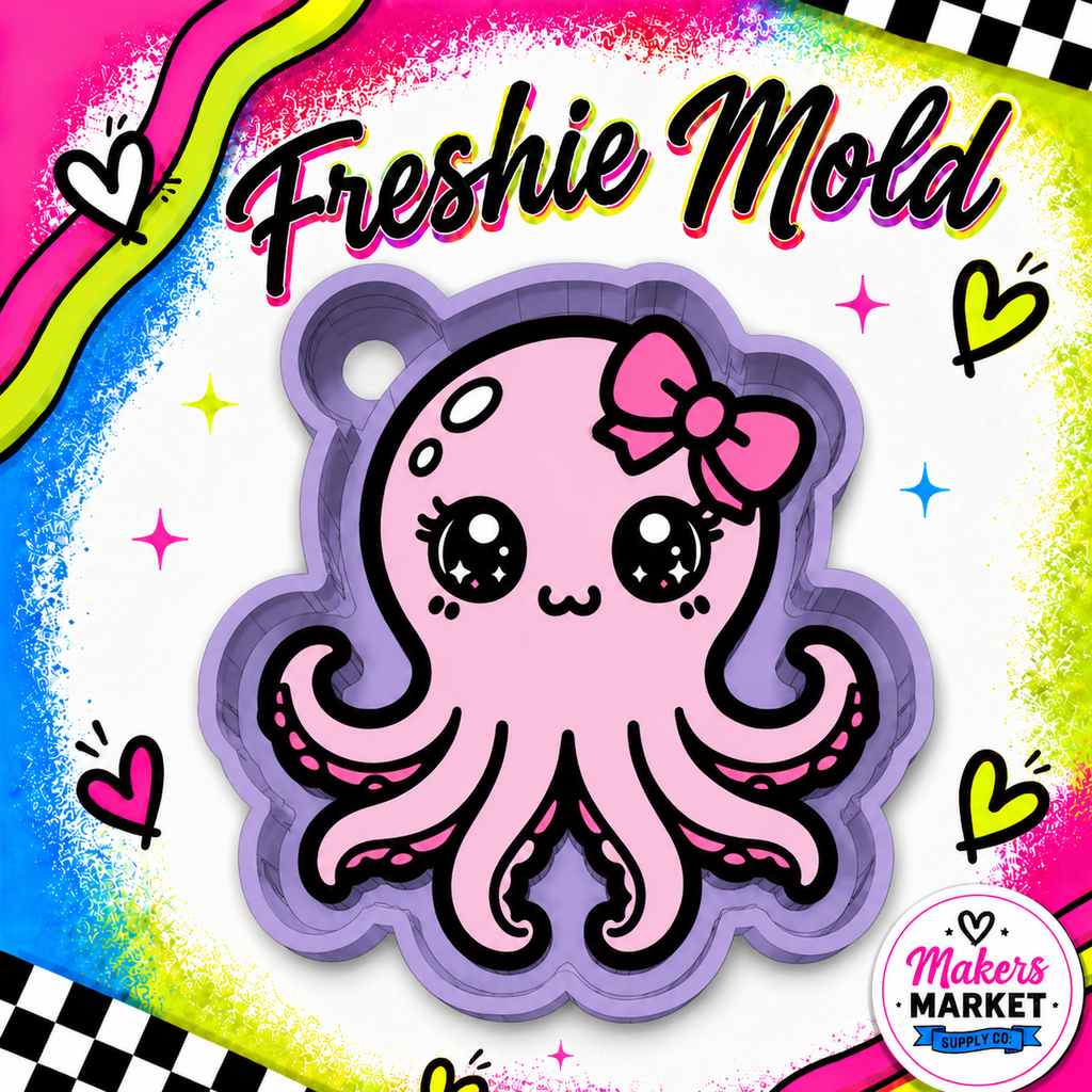 CUTE OCTOPUS FRESHIE MOLD