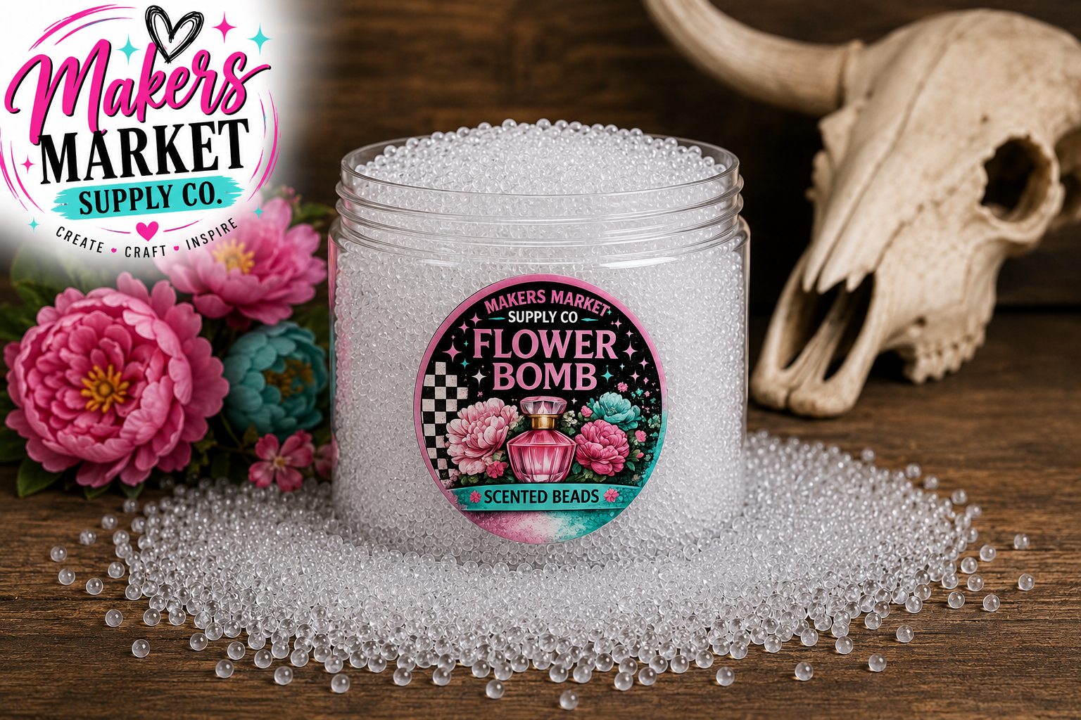 Flower Bomb Flower Scented Freshie Beads 8 oz