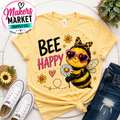 BEE HAPPY  DTF TRANSFER
