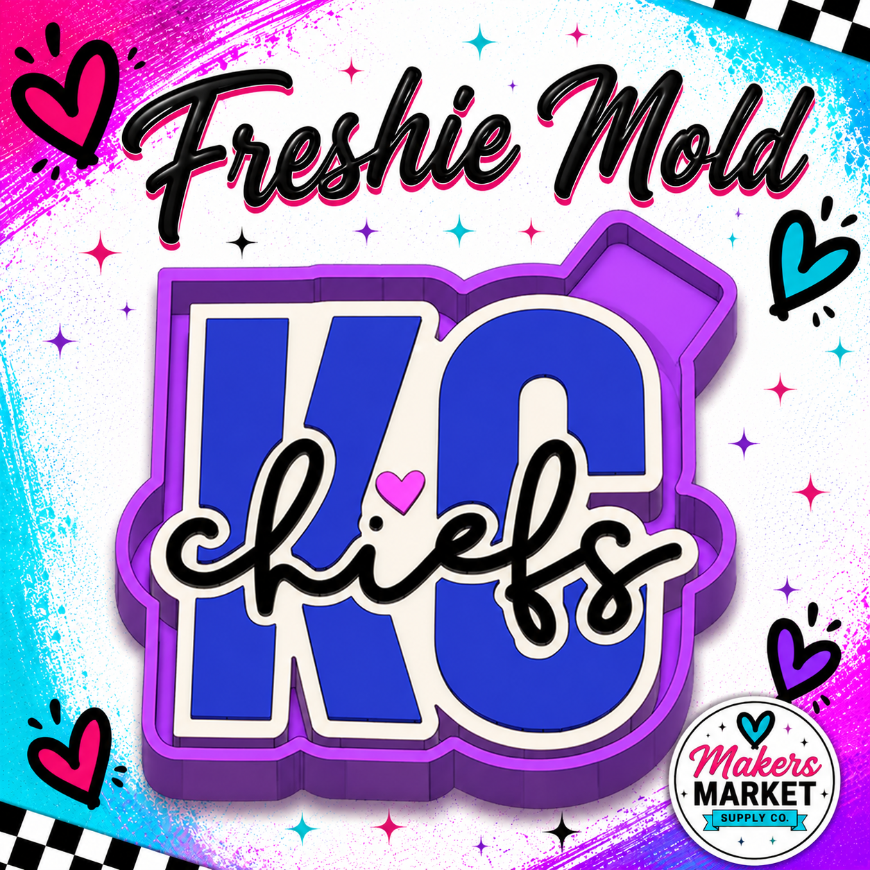 KC CHIEFS freshie mold