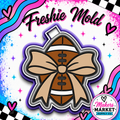 FOOTBALL BOW FRESHIE MOLD