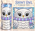 OWL Tumbler Tape Template