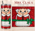 mRS. cLAUSE Tumbler Tape Template