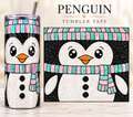 PENGUIN Tumbler Tape Template