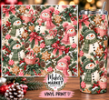 SNOWMAN WITH NOWS AND TREES  VINYL